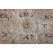 Feizy Pasha 39M6F Transitional Distressed in Taupe/Ivory/Blue