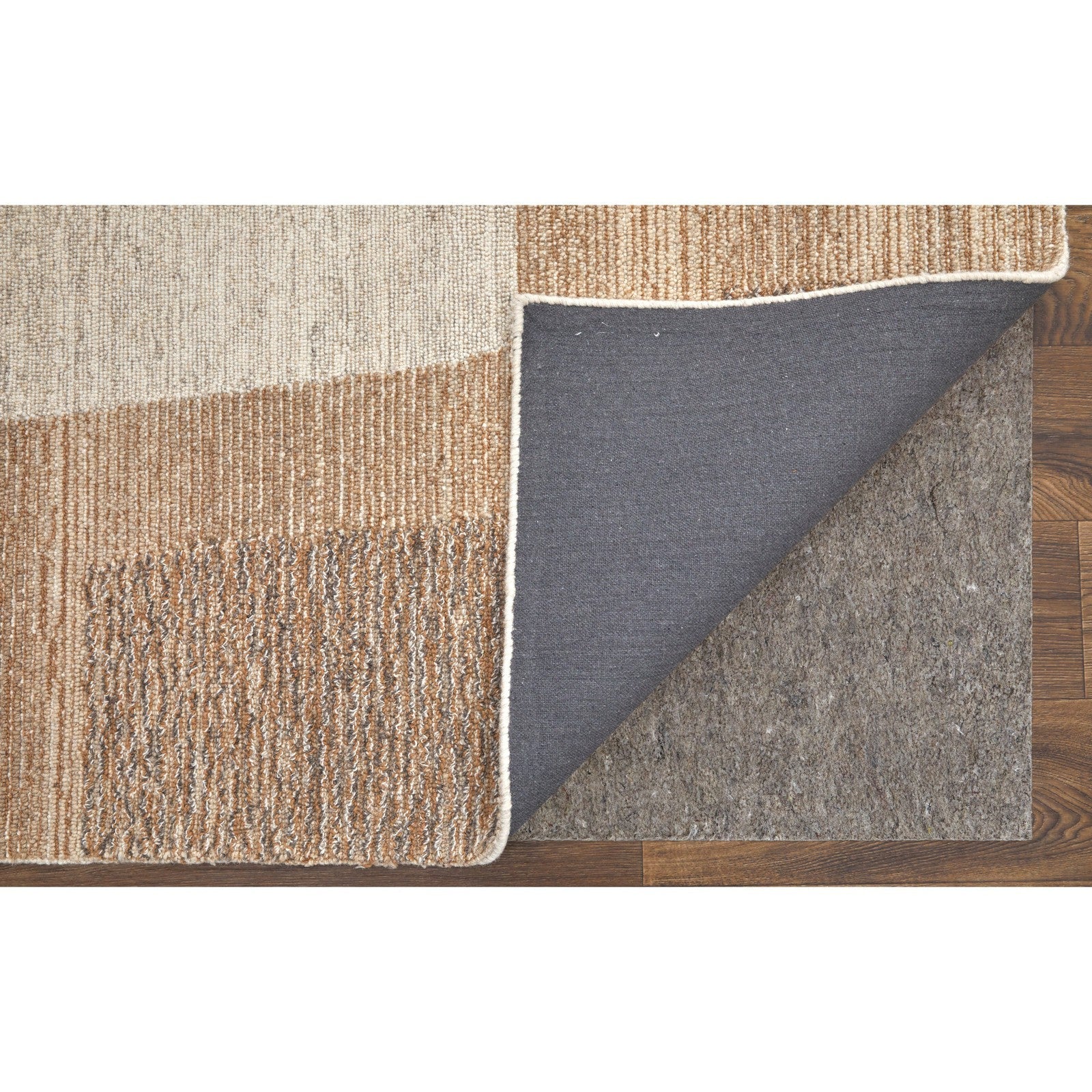 Feizy Pollock 8953F Modern Abstract in Brown/Tan/Ivory