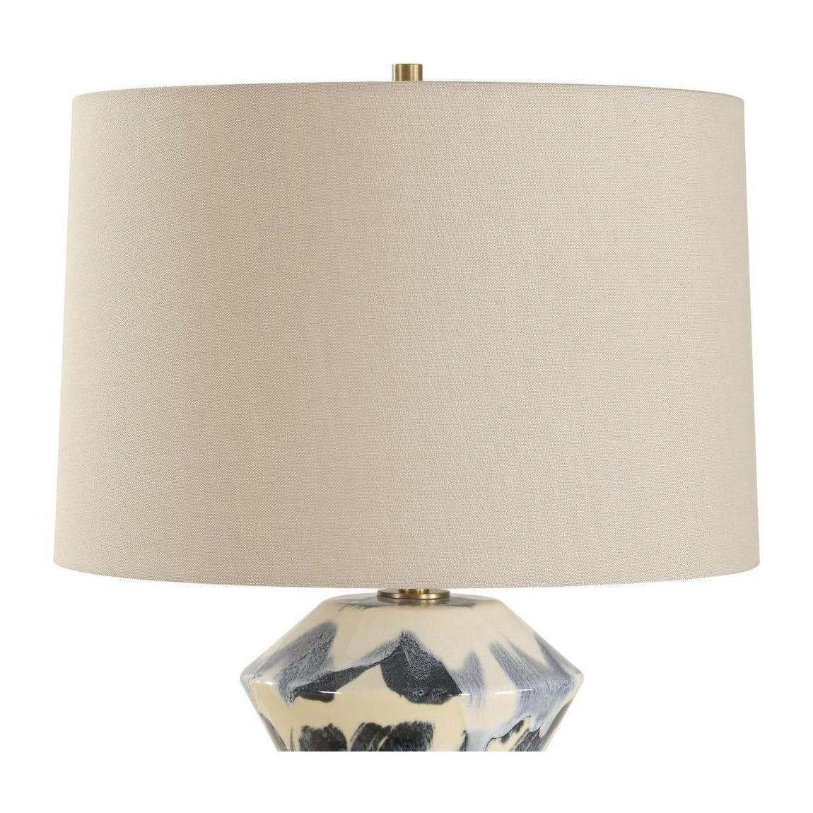 Uttermost Oranda Abstract Geometric Table Lamp