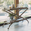 Global Views Fawn Leg Fold Side Table