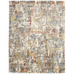 Feizy Braden 8A50F Modern Abstract Rug in Gray/Orange/Tan