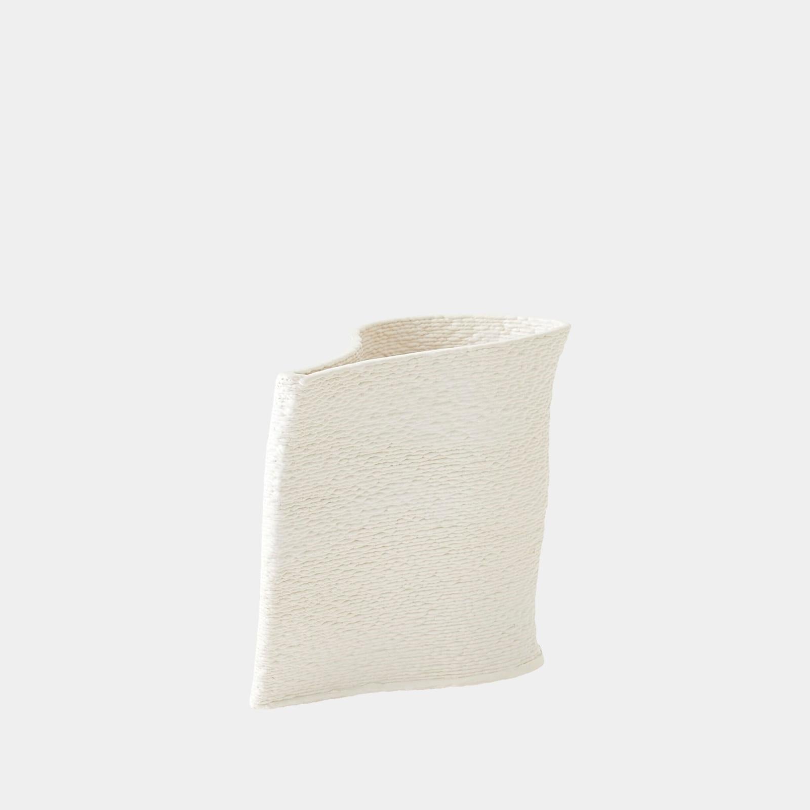 Global Views Windy Matte White Vase