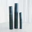 Global Views Teeter Reactive Blue Vase