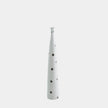 Global Views Spotted White and Black Vase