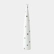Global Views Spotted White and Black Vase
