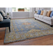 Feizy Fillmore 69CIF Transitional Diamond in Blue/Green/Yellow