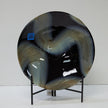 Global Views Swoon Black Beige Bowl and Charger