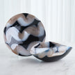 Global Views Swoon Black Beige Bowl and Charger