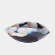 Global Views Swoon Black Beige Bowl and Charger
