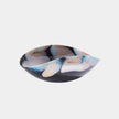 Global Views Swoon Black Beige Bowl and Charger