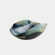 Global Views Swoon Black Beige Bowl and Charger