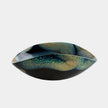 Global Views Swoon Black Beige Bowl and Charger
