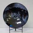 Global Views Obsidian Metallic Black Plate and Charger