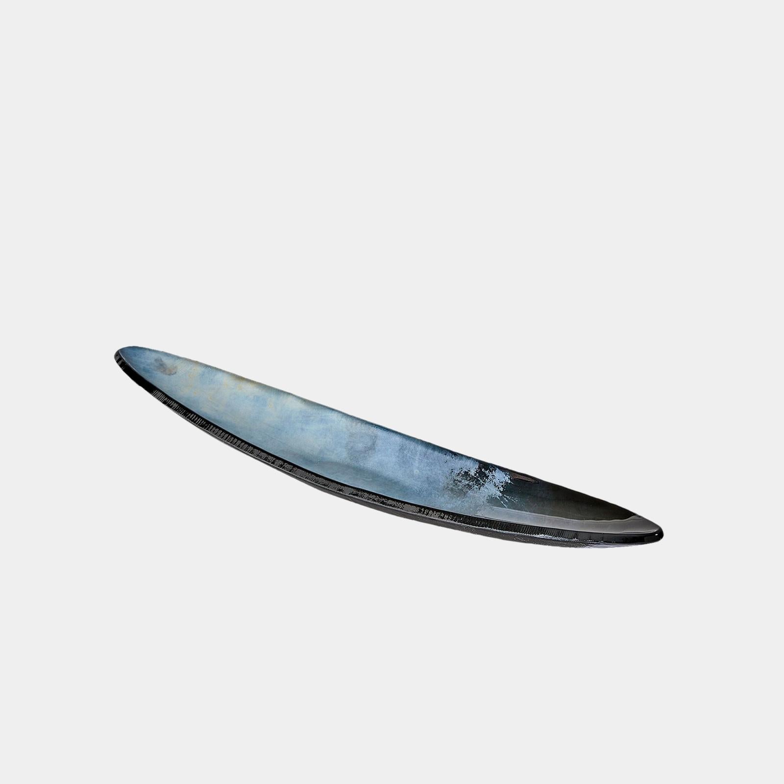 Global Views Obsidian Metallic Black Gondola
