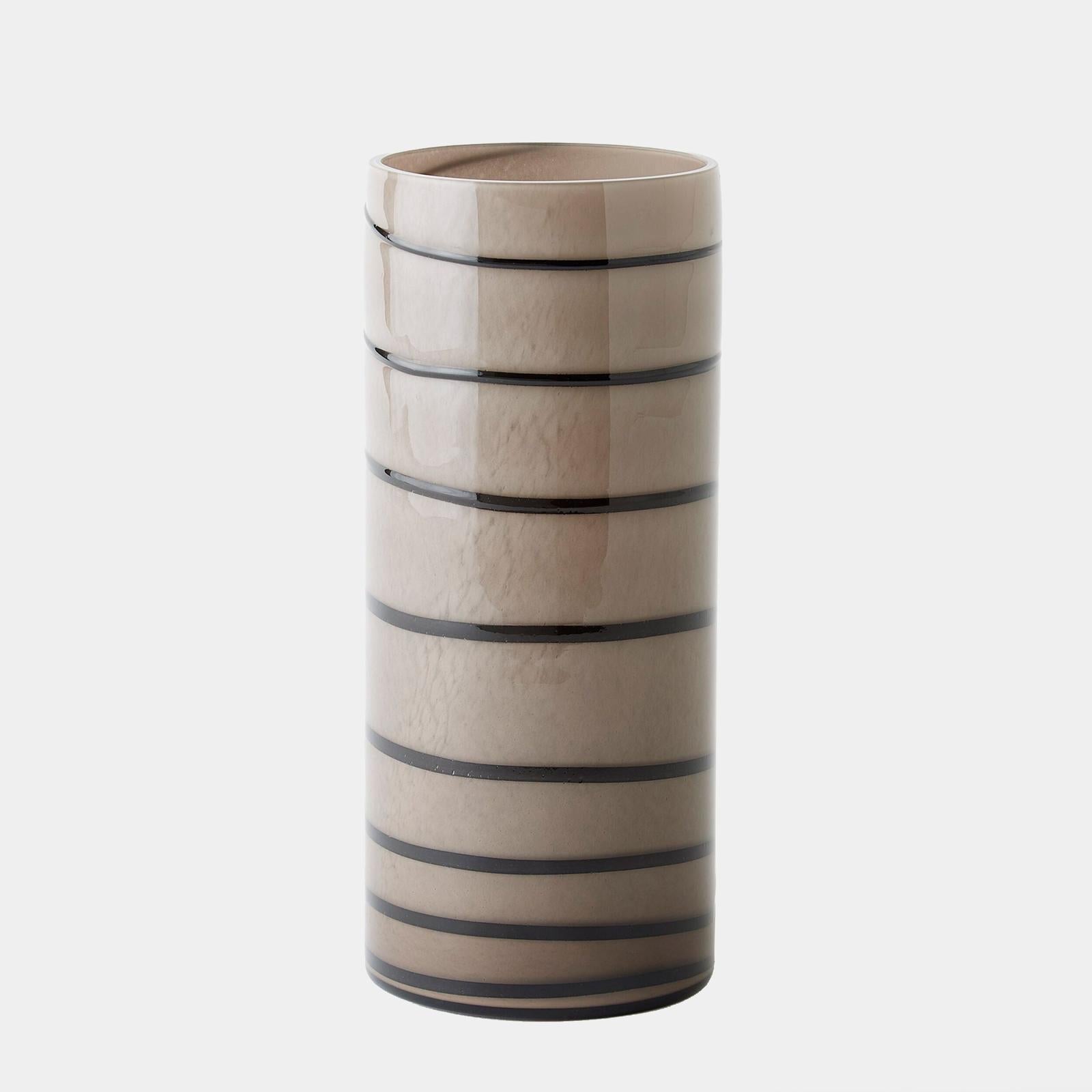 Global Views Twirl Amber Vase