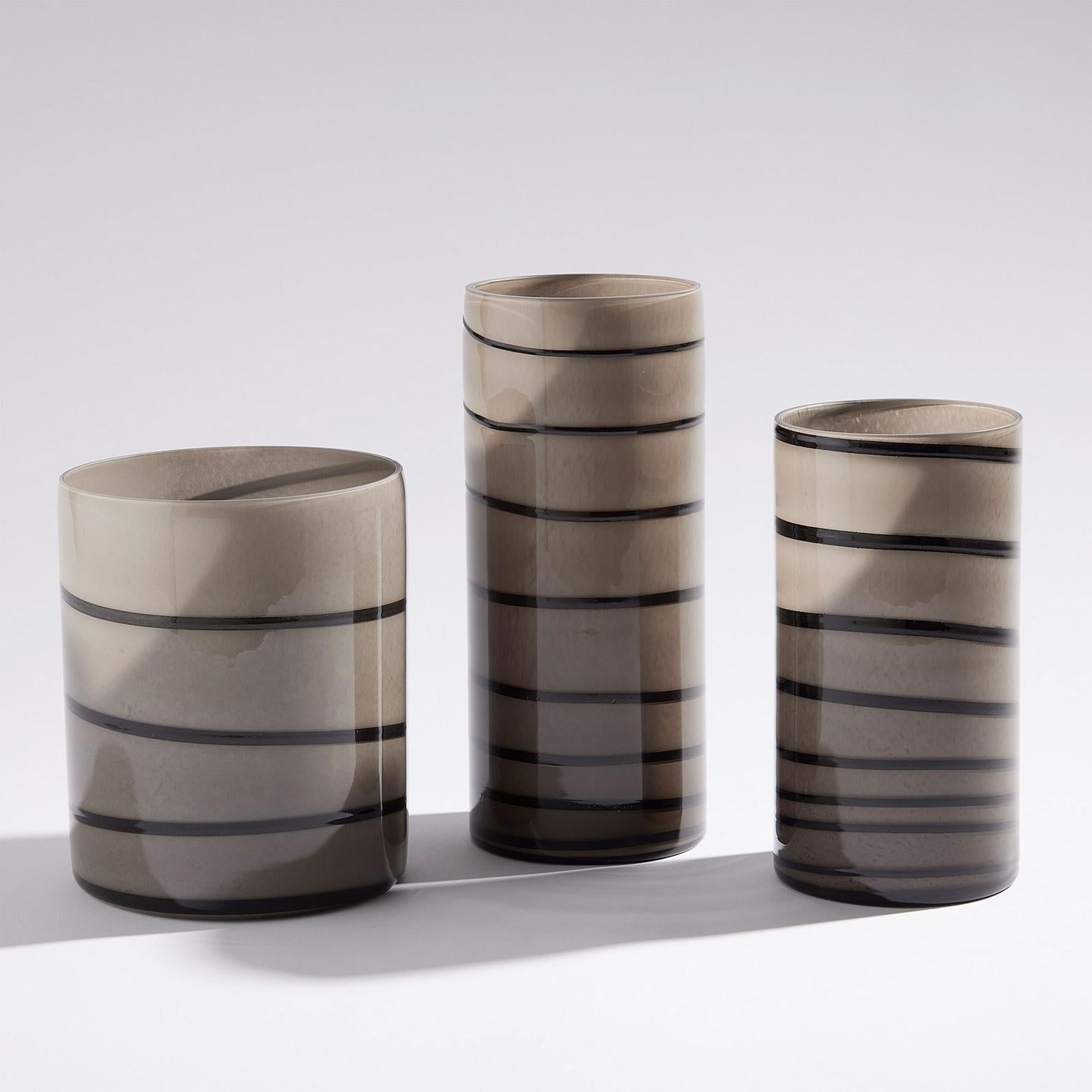 Global Views Twirl Amber Vase