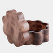 Global Views Cumulus Alabaster Wide Box Chocolate Clearance