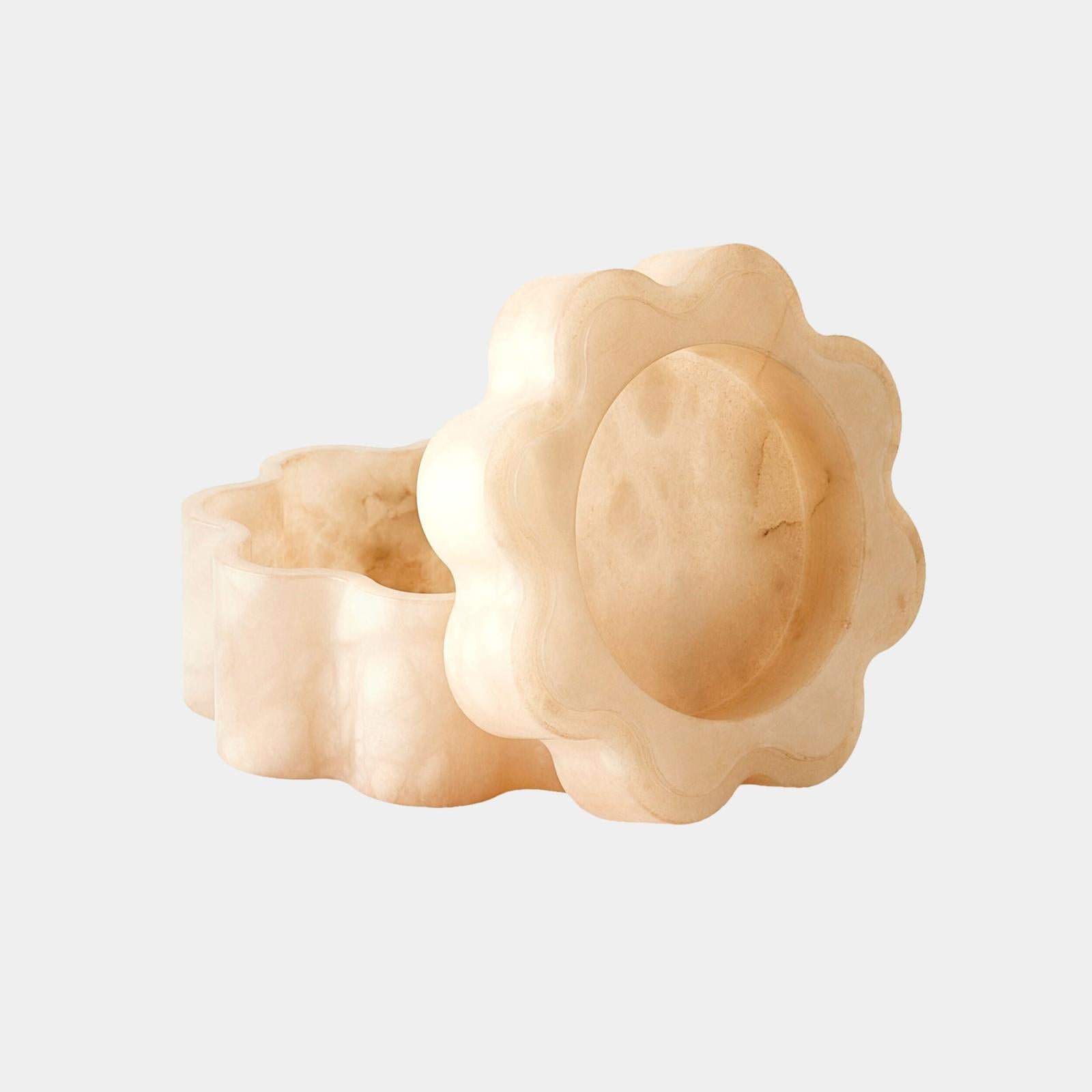 Global Views Cumulus Alabaster Wide Box Clearance