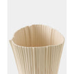 Global Views Pleated Vase Drip Cream