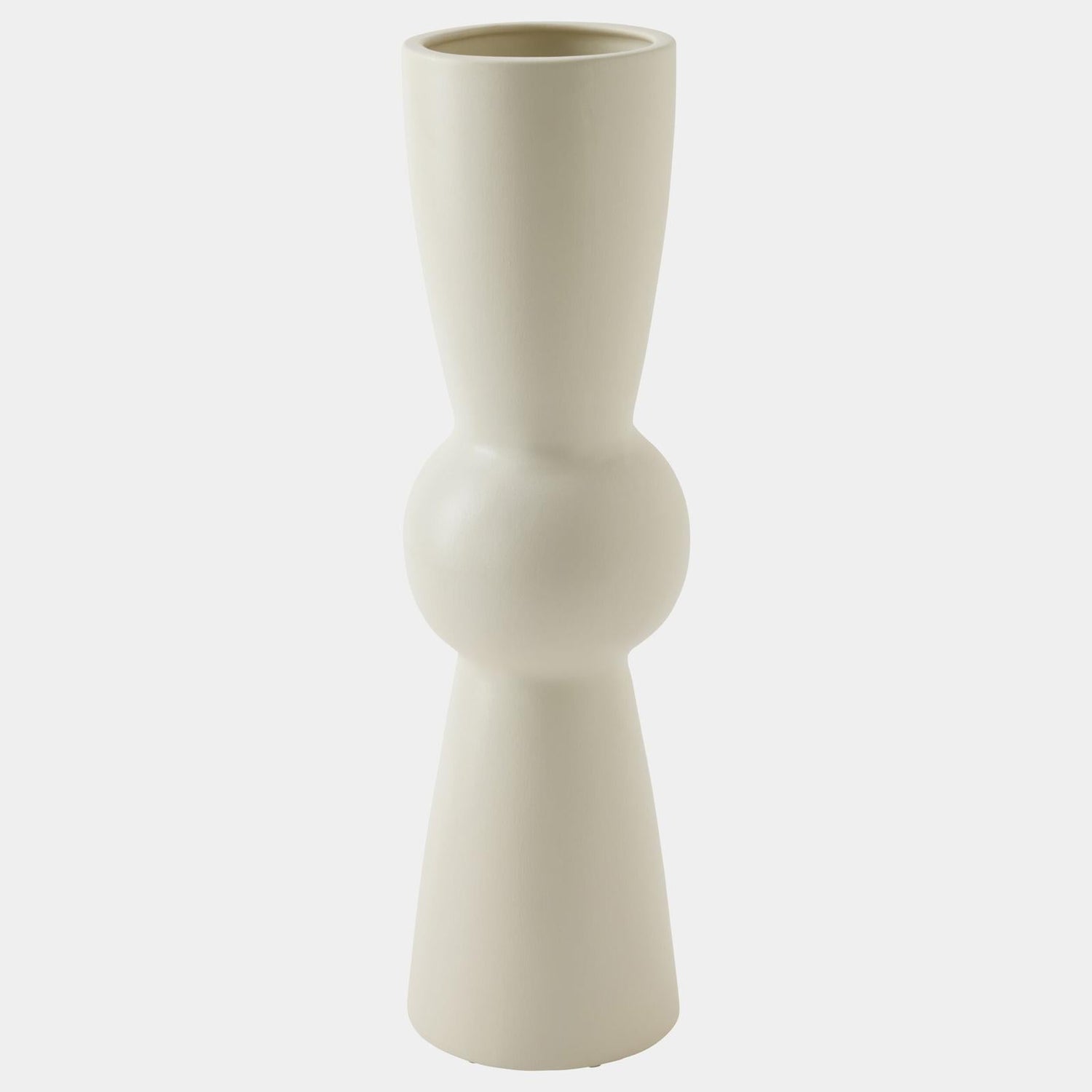 Global Views Pila White Vase