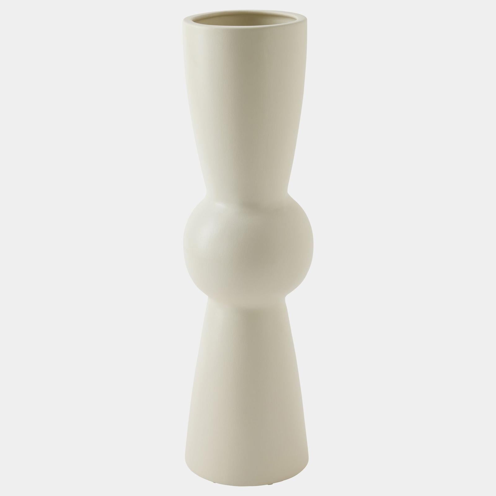 Global Views Pila White Vase