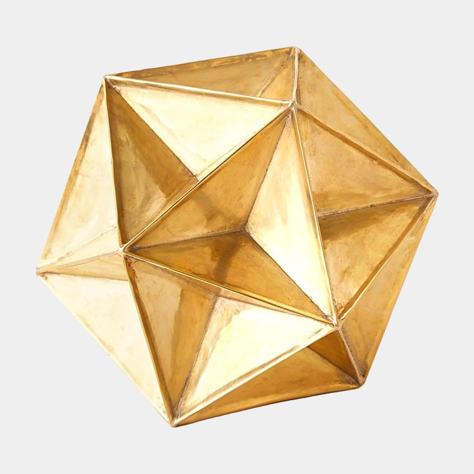 Global Views Polaris Brass Sphere
