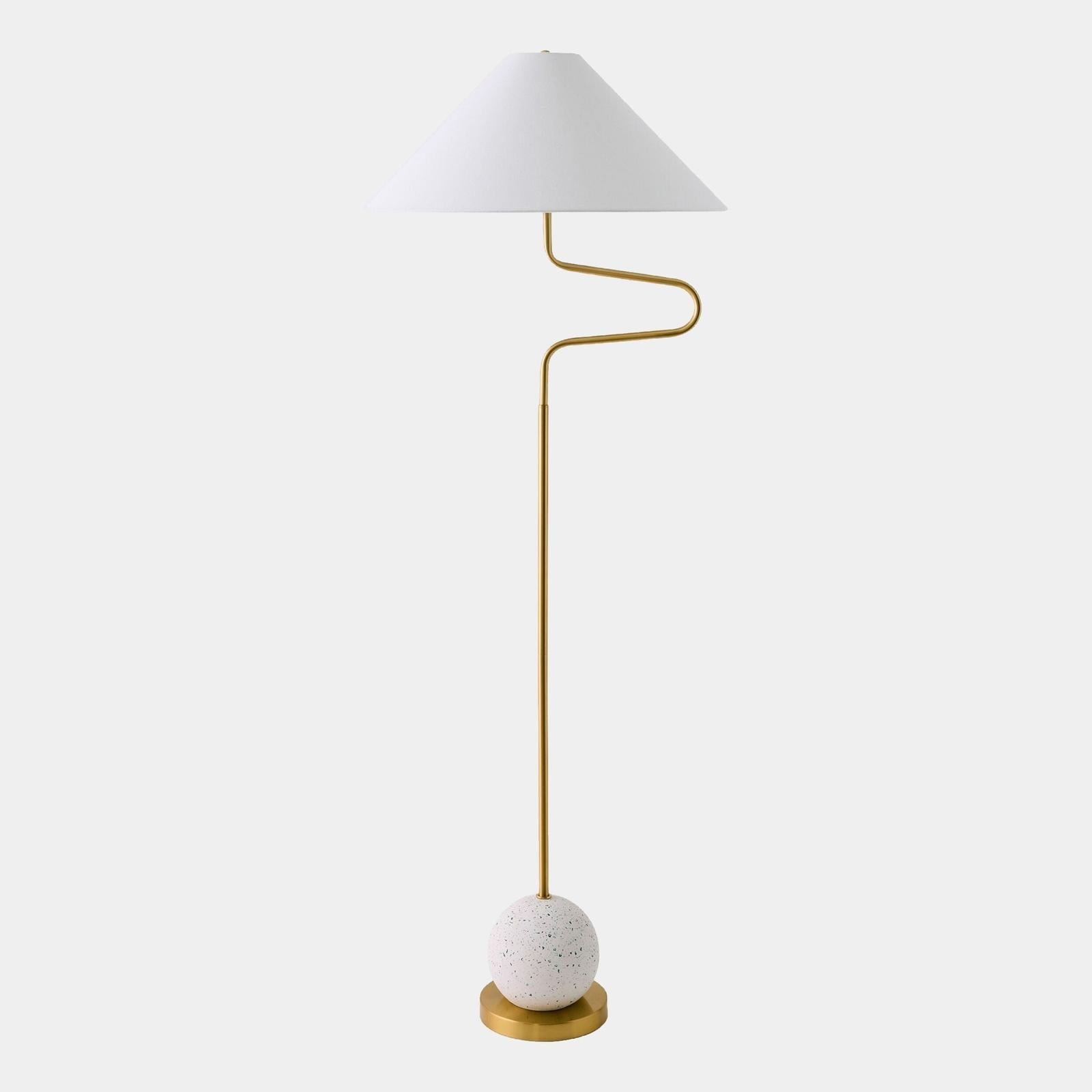 Global Views Swerve Floor Lamp