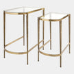 Global Views Set of 2 Arco Textured Tables