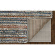 Feizy Mynka 39IEF Transitional Stripes in Ivory/Blue/Orange