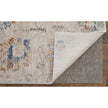 Feizy Pasha 39M9F Transitional Floral & Botanical in Taupe/Ivory/Blue