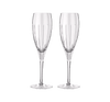 Christofle Crystal Champagne Flutes - Set of 2
