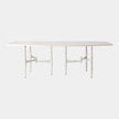 Global Views Radius Silver Rectangle Table Clearance