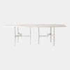 Global Views Radius Silver Rectangle Table Clearance