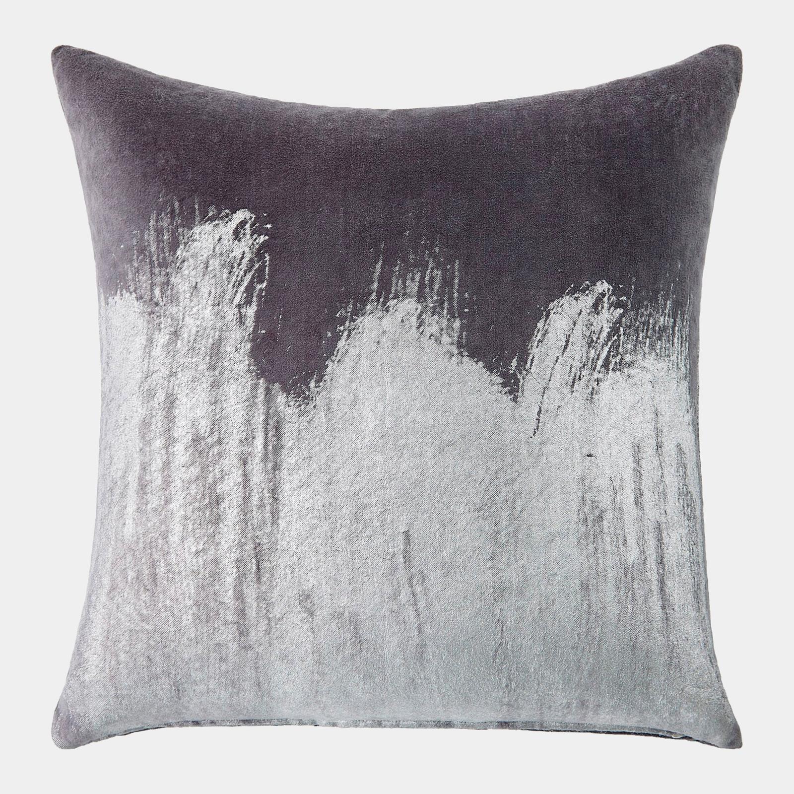 Global Views Thunder Pillow Silver Leaf Clearance