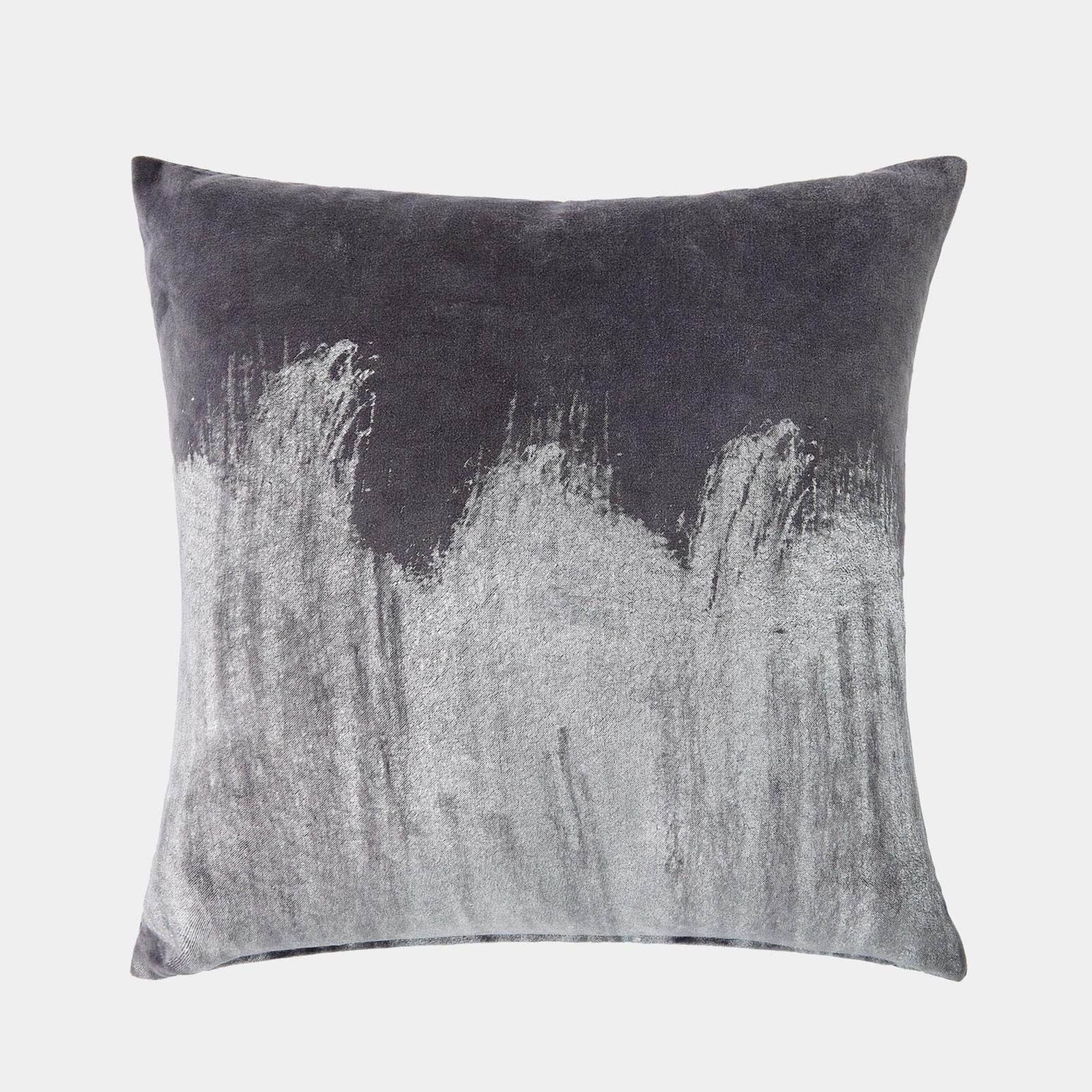 Global Views Thunder Pillow Silver Leaf Clearance