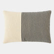 Global Views Striped Beaded Lumbar Pillow Clearance