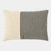 Global Views Striped Beaded Lumbar Pillow Clearance