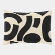 Global Views Puzzle Beaded Lumbar Pillow