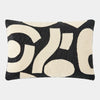 Global Views Puzzle Beaded Lumbar Pillow