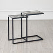 Global Views Nudge Nesting Gunmetal Table