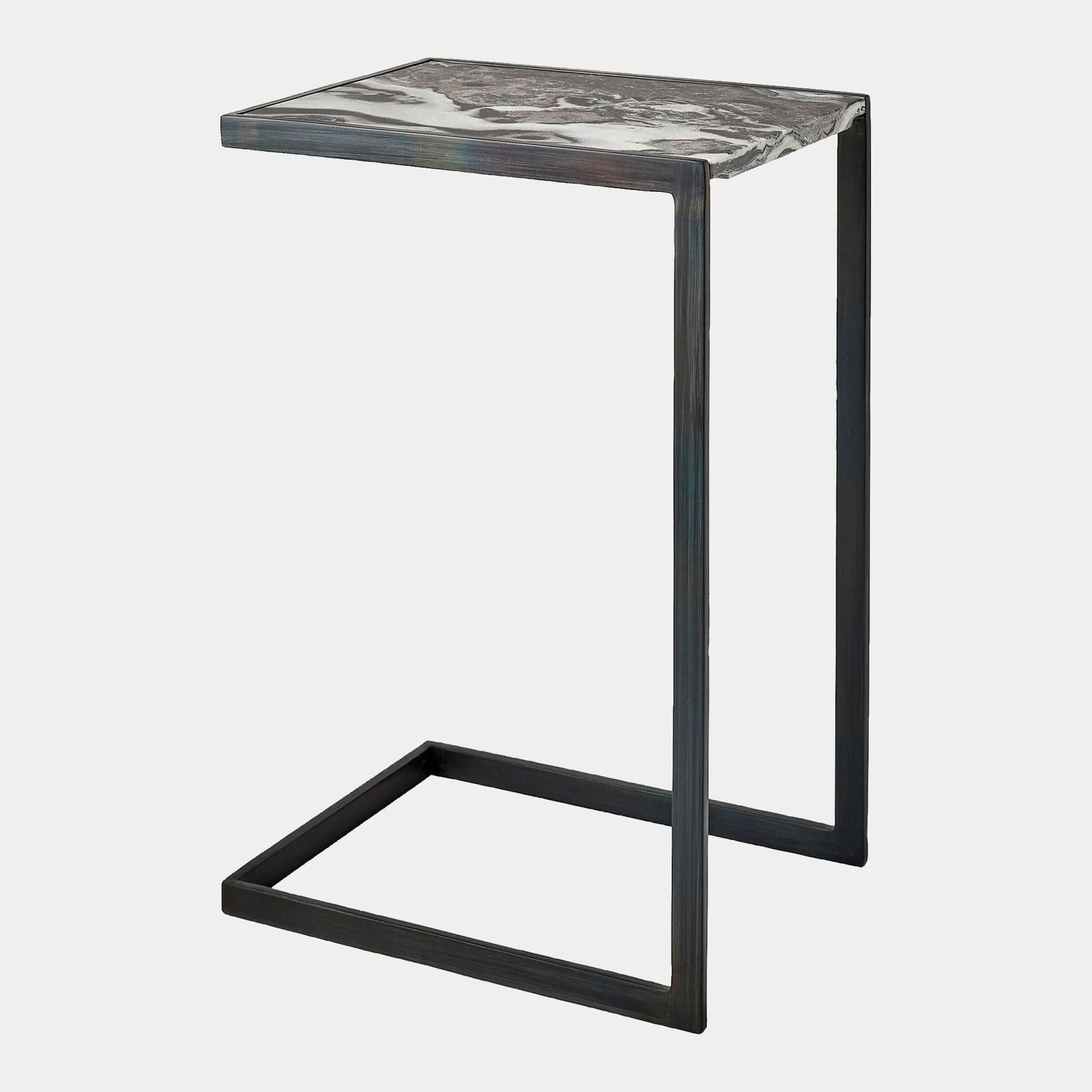 Global Views Nudge Nesting Gunmetal Table