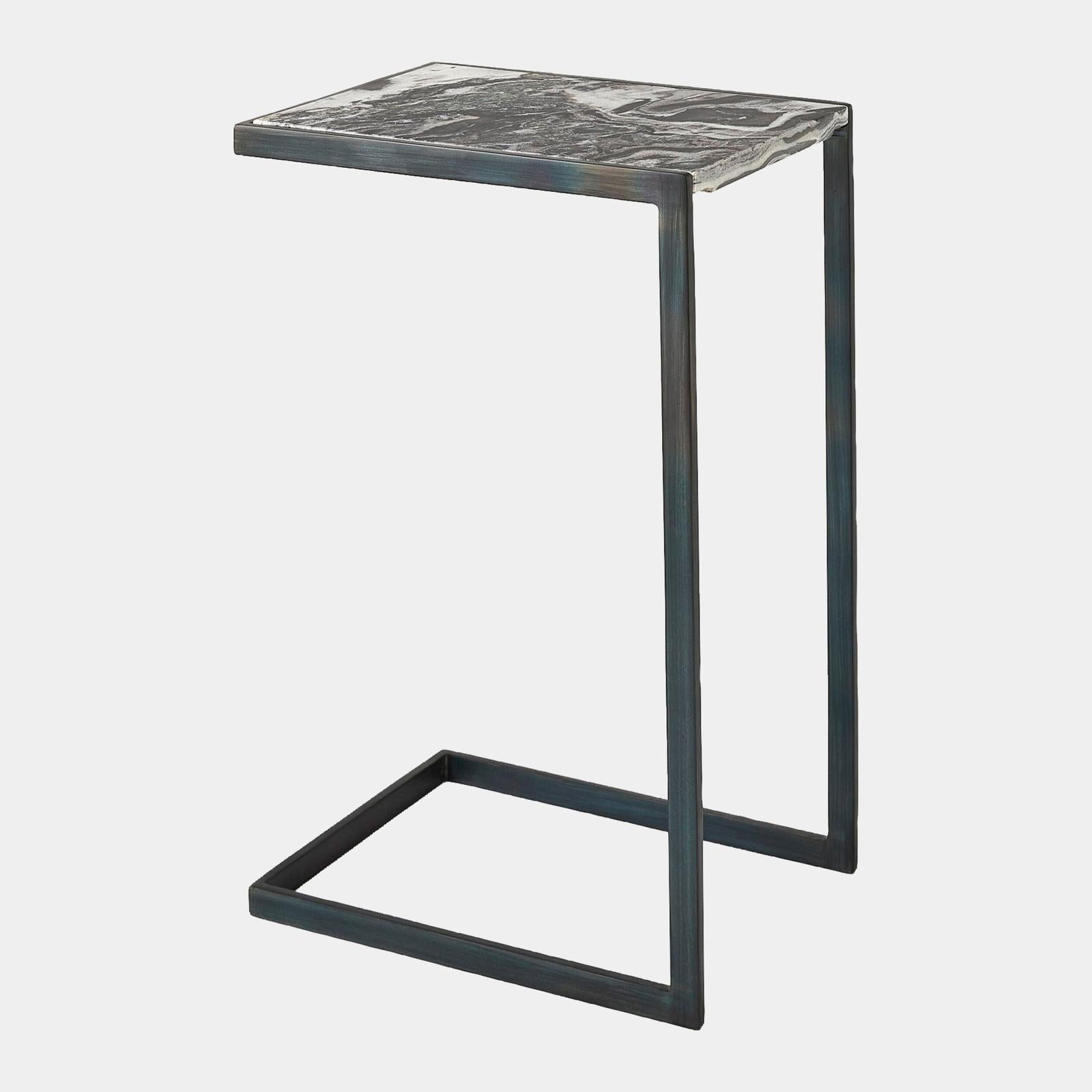 Global Views Nudge Nesting Gunmetal Table