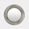 Global Views Whip Iron & Braised Brass Wire Mirror