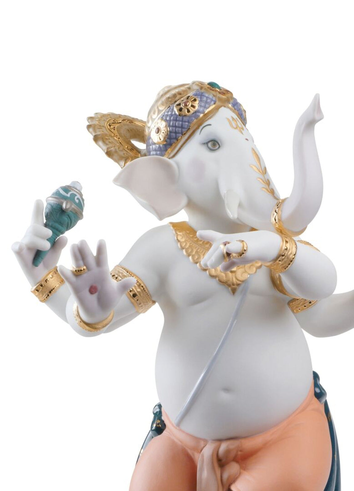Lladro Dancing Ganesha Figurine Limited Edition