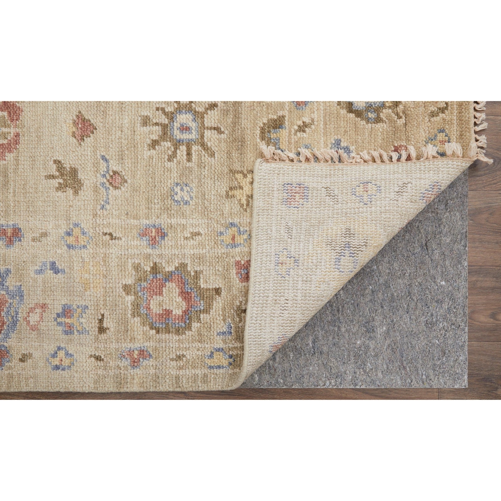 Feizy Fillmore 69CJF Transitional Floral & Botanical in Brown/Tan/Blue