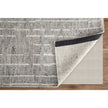 Feizy Alford 6913F Modern Checkered in Gray/Silver/Ivory