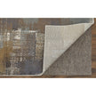 Feizy Clio 39LWF Modern Abstract in Ivory/Gray/Brown