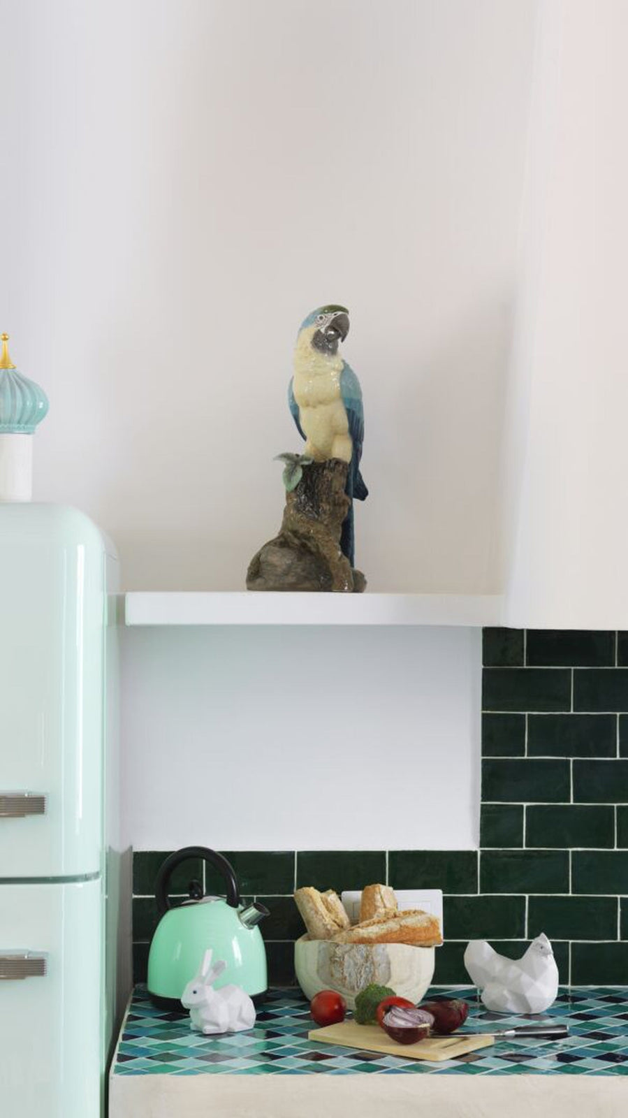 Lladro Macaw Bird Sculpture