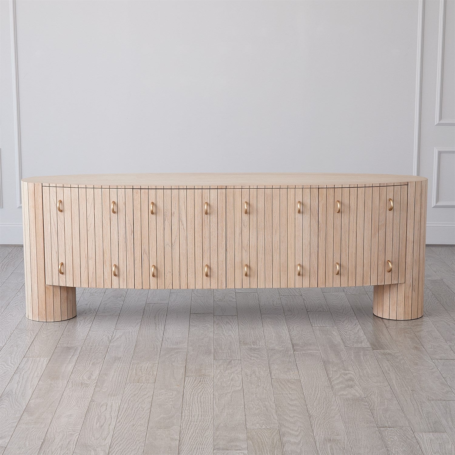 Global Views Luna Natural Oak Media Console by Ashley Childers
