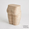 Citizen Artist for Global Views L'Homme Stool, Travertine